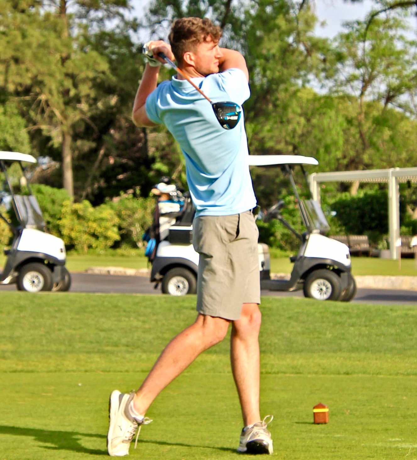 Louis Isherwood golf swing